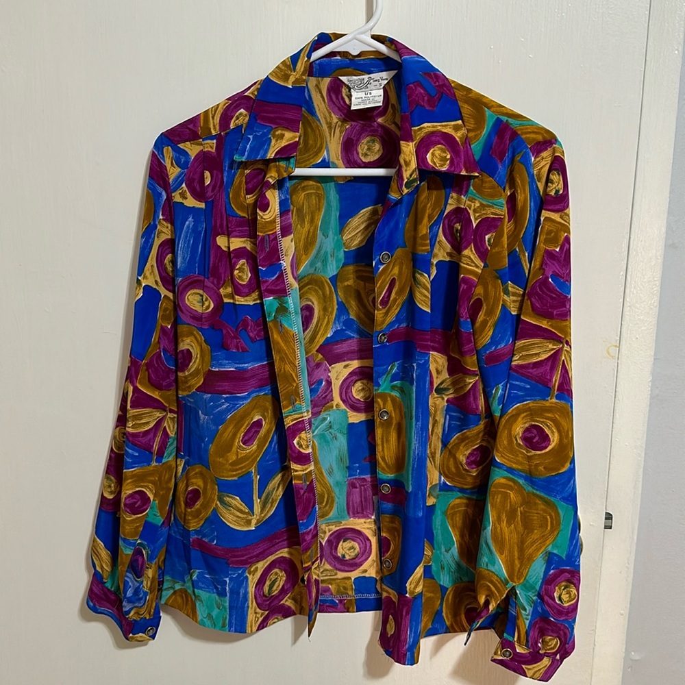 Vintage colorful blouse